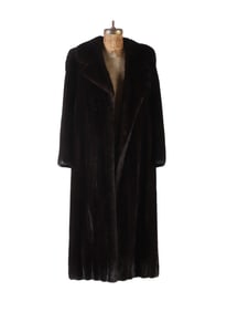 Albert Kaufman New York Chocolate Mink Coat