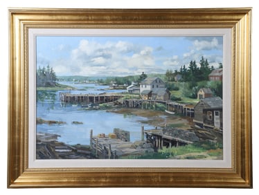 Line Tutwiler "Lobster Shacks, Port Clyde, ME"