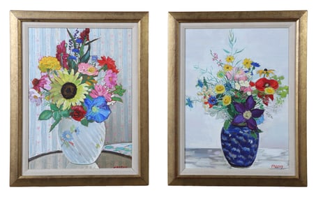 Frank Trefny (2) Still Life Paintings