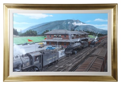 Larry Fisher "Double Heading Out of Revelstoke"