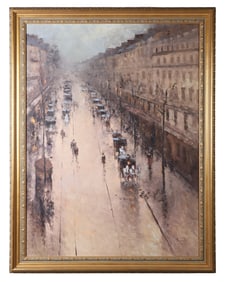 Vladimir Nasonov "Late Fall in the City"