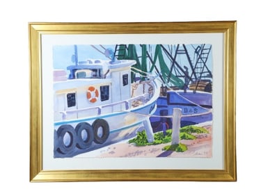 Greg Sobran "Boats in Key West Harbor"