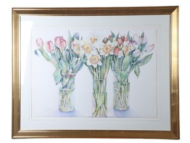 Jo Spiller "Tulips and Daffodils"