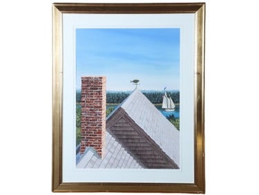 Thomas Newnam "Rooftop View, Maine"