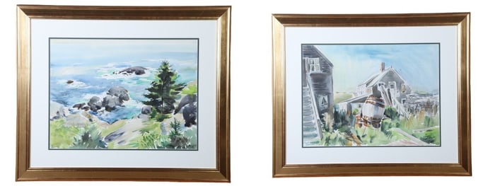 Edward Christiana (2) Monhegan Watercolors