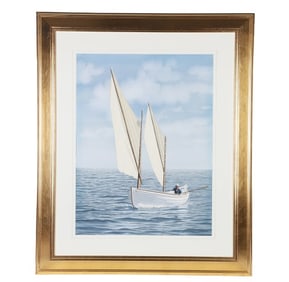 Thomas Newnam "Sailing Off Maine"