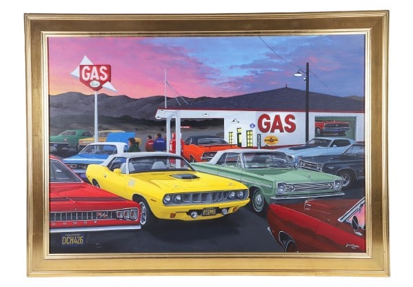 Dave Snyder "Hemis at the Gas Station" (1 of 2)