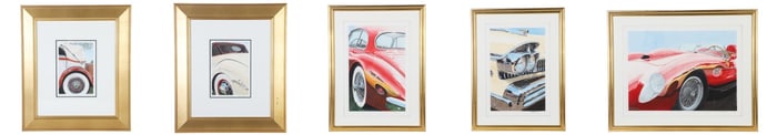 Dan McCrary (5) Automobile Paintings