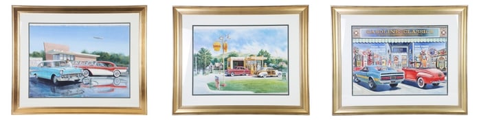 Jack Schmitt (3) Automobile Paintings