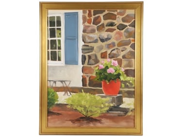 Carol Horgan Lesher "Blue Shutter"