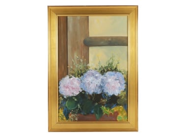 Carol Horgan Lesher "Hydrangeas, Longwood Gardens"