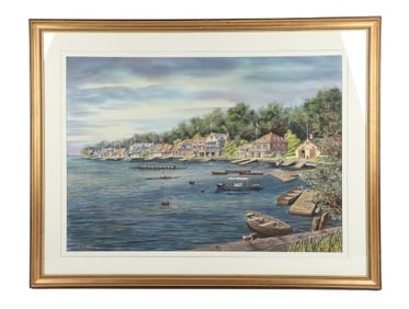 William Dawson "Boathouse Row, Philadelphia"