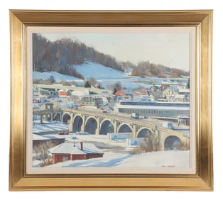 Paul Rickert "Overlooking Conshohocken"