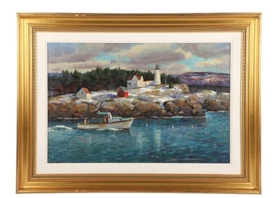 Donald Allen Mosher "Along the Maine Coast"