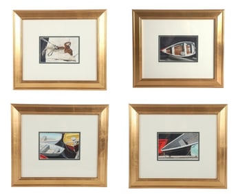 Gregory Dunham (4) Watercolors