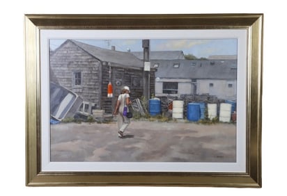 Roger Lundskow "Morning at the Lobster Shack"