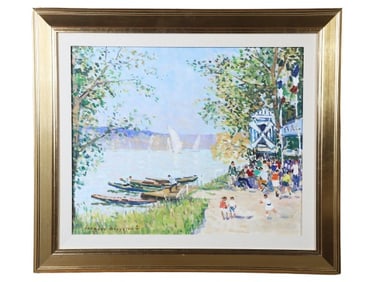 Jacques Bouyssou "Le Dimanche au Bord de la Marne"