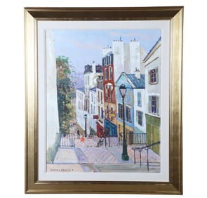 Jacques Bouyssou "Paris l'escalier de Montmartre"