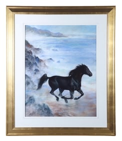 Pamela Patrick White Illustration "The Black Stallion"