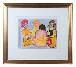 Richard Derby Tucker "Four Seated Women"