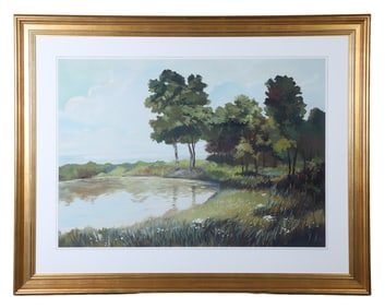 Large Impressionist Landscape Painting