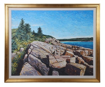 James Linehan "Acadia facing Sand Beach"