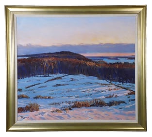 Scott Moore "Bear Hill, Maine in Winter"