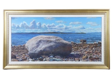 Joshua Adam "Trask Rock, Castine Maine"