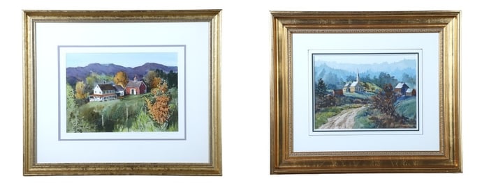 Frederick Kubitz (2) New England Watercolors