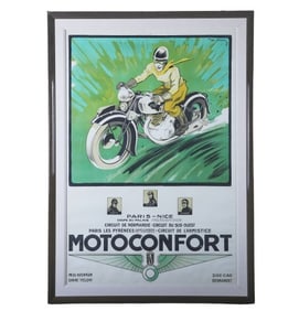 George Ham Vintage Motoconfort Poster