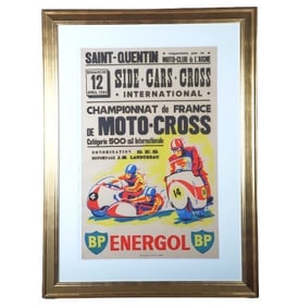 1963 Saint Quentin Championnat Motocross Poster