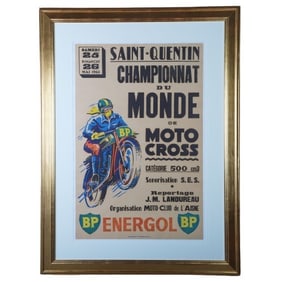 1964 Saint Quentin Championnat Motocross Poster