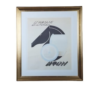 Reproduction Le Pur-Sang Bugatti Poster