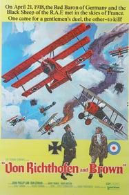 1971 "Von Richthofen and Brown" Movie Poster