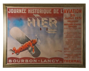 1931 Journee Historique de l'Aviation Poster