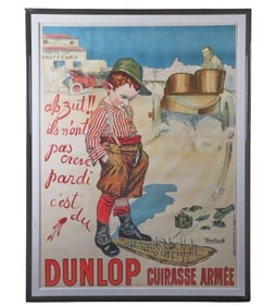 1900s Dunlop Cuirasse Armee Poster