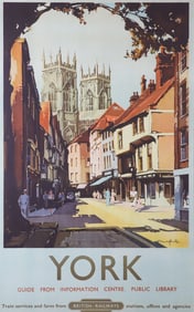 1950s British Railways York Poster