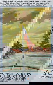 1920s Scotland Railways Poster