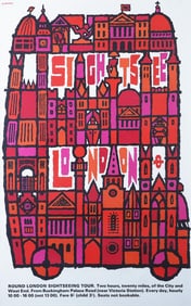 1968 Abram Games Sightsee London Poster