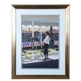 Thomas Newnam "High Wheel Bike Rider"