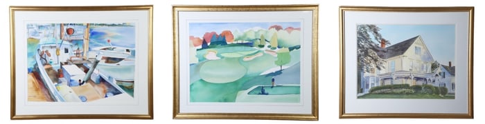 (3) Watercolor Paintings