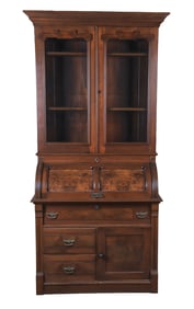 Eastlake Victorian Cylinder Roll Desk