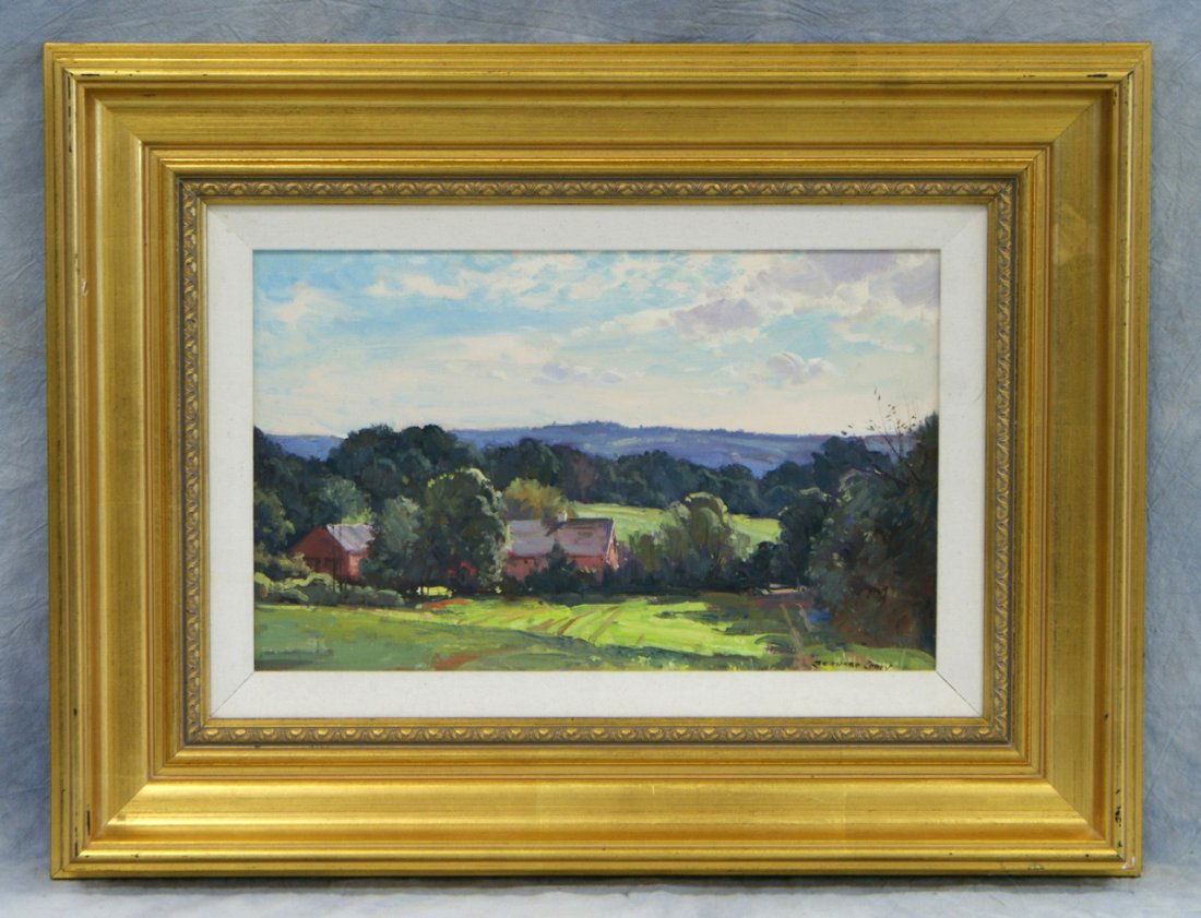 Bernard Corey, American, 19142000, Farm in Landscape,