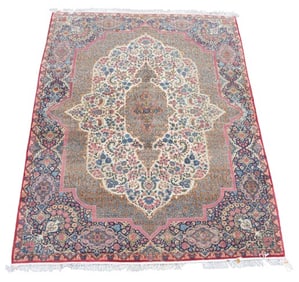 9'9" x 13'10" Hand Knotted wool Persian Kerman