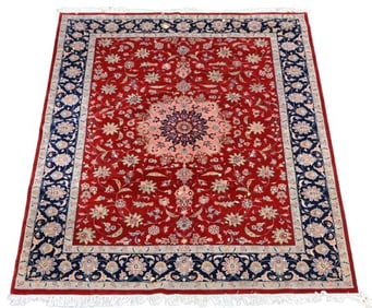 9'4" x 12'7" Tabriz area rug