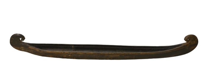 Decorative Dugout Canoe