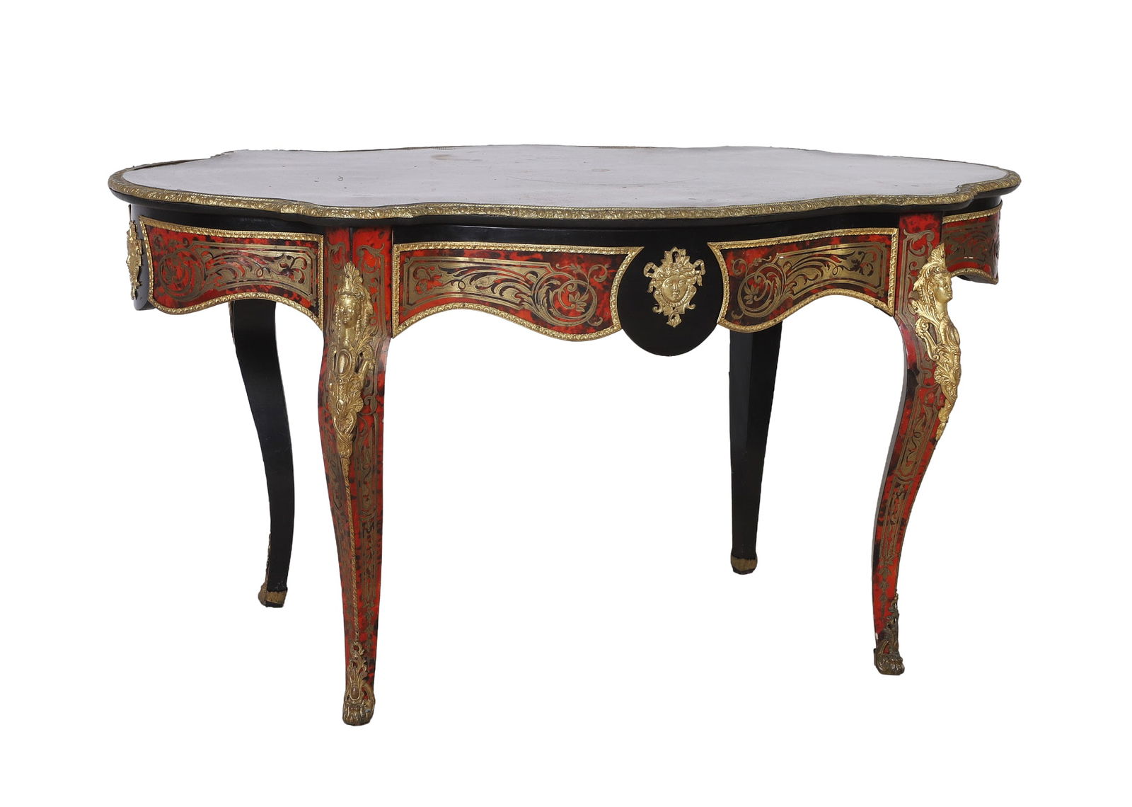 Napoleon III Bronze Mounted Boulle Work Table (1 of 10)