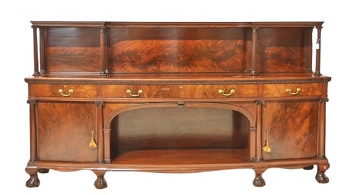Monumental Mahogany & Flame Mahogany Buffet