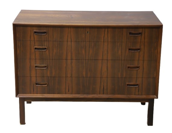 Johannes Sorth style 4-Drawer Rosewood Dresser (1 of 6)
