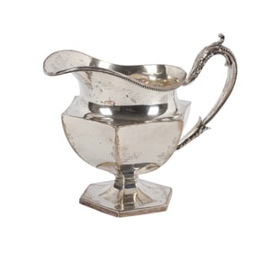 R. Wallace and Sons Sterling Paneled Pitcher